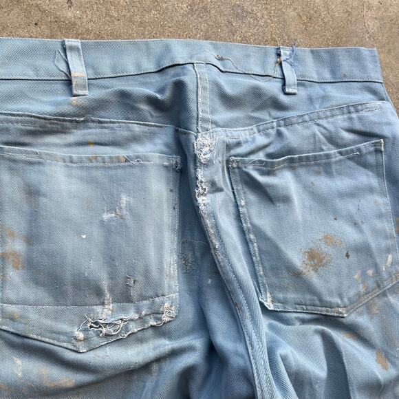 Vintage 70's Levi's Sta-Prest Painters Pants - 31 x 31 - Picture 8 of 9